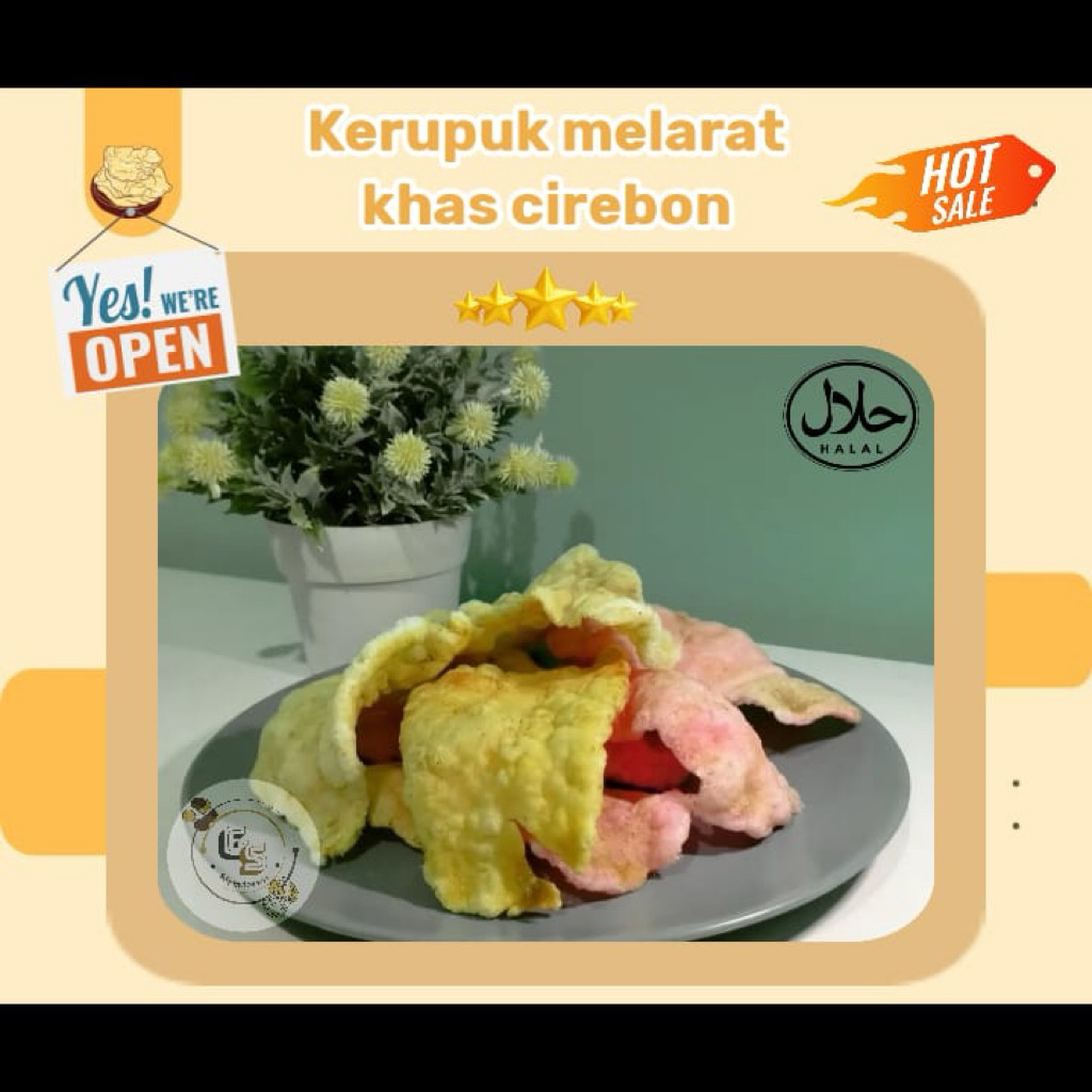 

Kerupuk Melarat Khas Cirebon (150gr±)