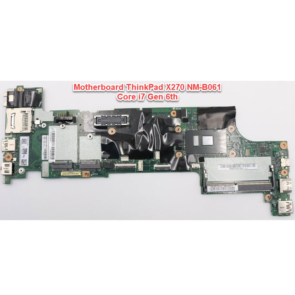 Motherboard laptop Lenovo ThinkPad core i3 i5 i7 gen 6 X270 NM-B061 100% diuji normal