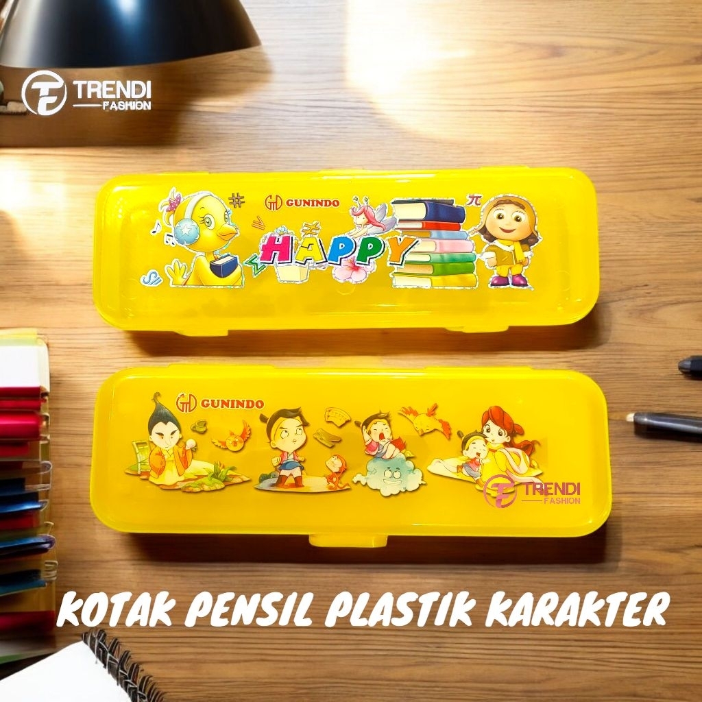 

Kotak Pensil Plastik Karakter Tempat Alat Tulis Sekolah Pencil Case