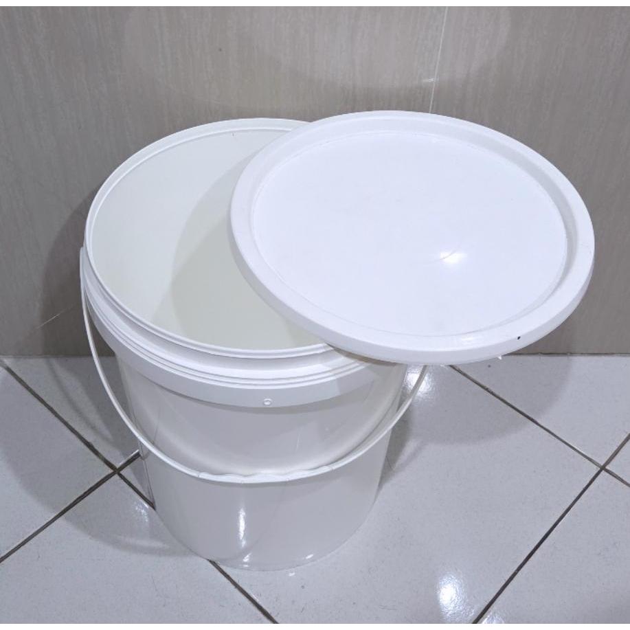 Ember plastik tong pail tebal kualitas kuat aman bagus food grade 20 liter 25kg cuci bersih penampun