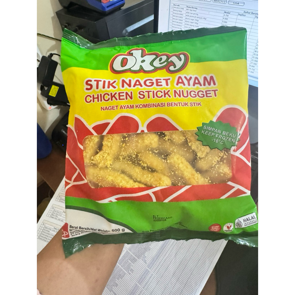 

OKEY NUGGET STIK 500gr | CHAT STOK TERLEBIH DAHULU