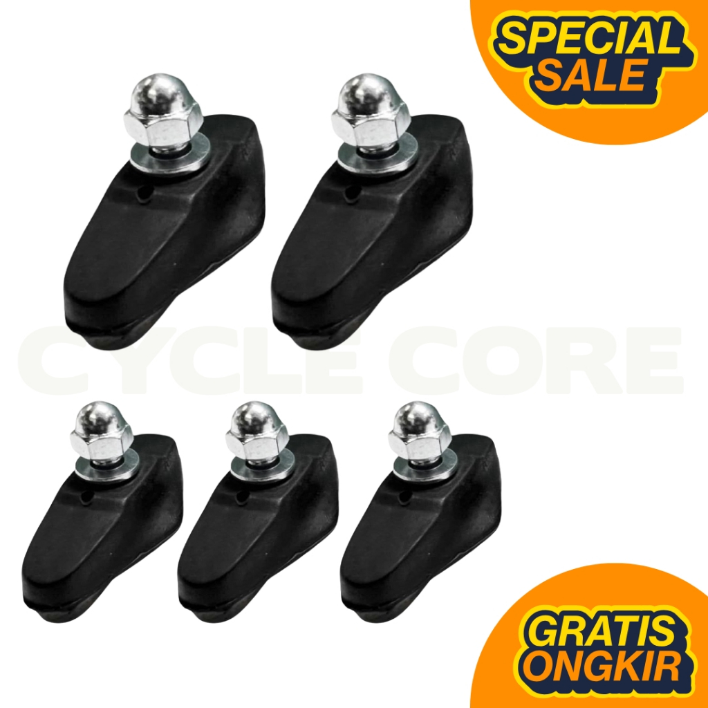 Brake Shoe Pad Sepeda PROMEND Karet Kampas Rem Sepeda Lipat Road bike Kampas karet U brake U-brake P