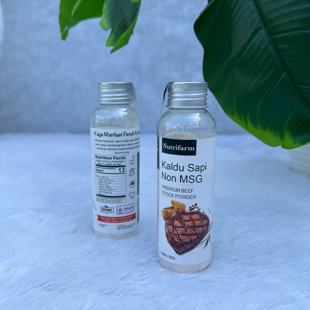 

Kaldu Sapi Bubuk Non MSG | Premium Beef Stock Powder | Bumbu Masak