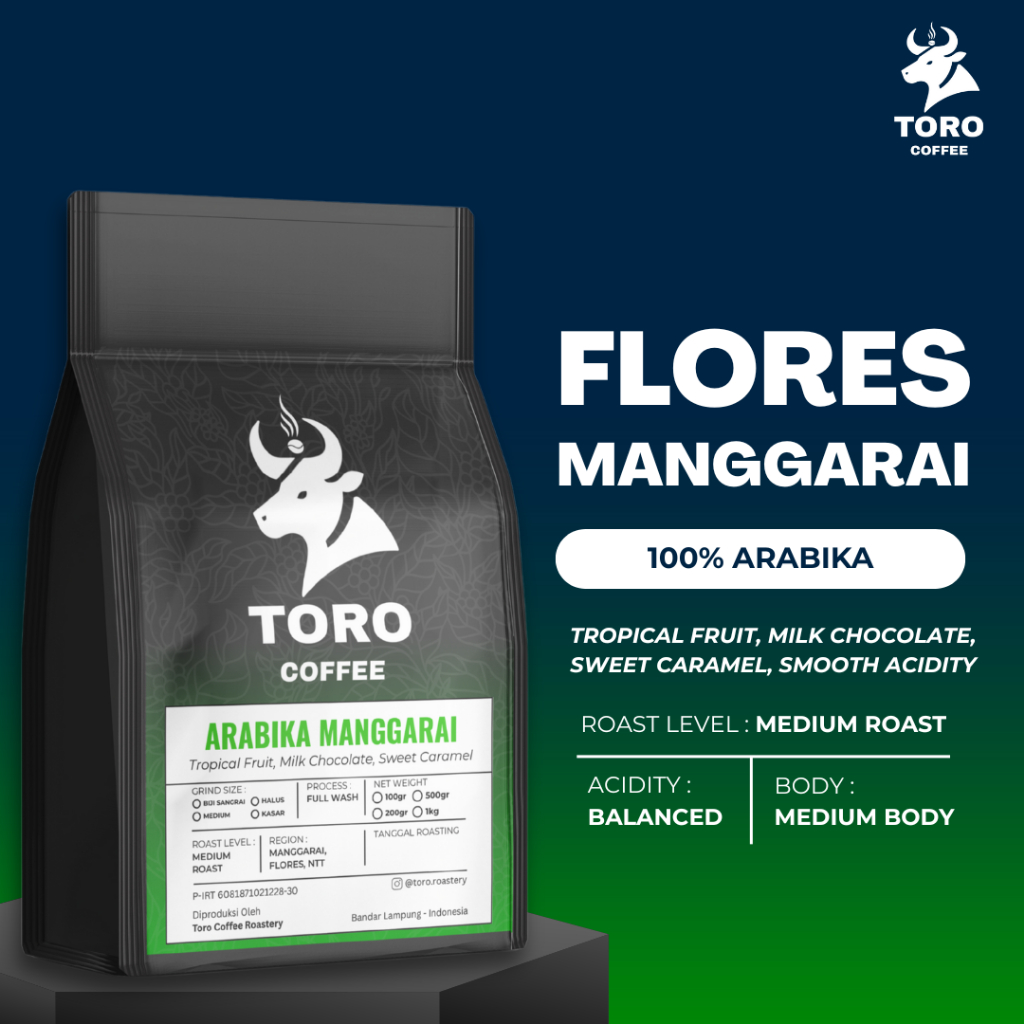 

Kopi Arabika Flores Manggarai Single Origin by Toro Coffee / Arabika Flores Premium