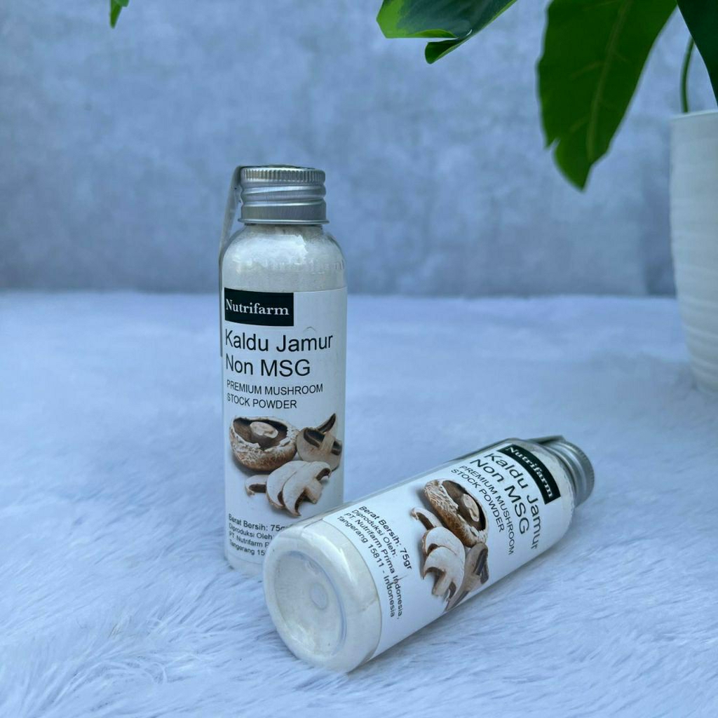 

Nutrifarm Kaldu Jamur Bubuk 75 gr|Kaldu jamur|kaldu jamur bubuk|premium|bumbu dapur