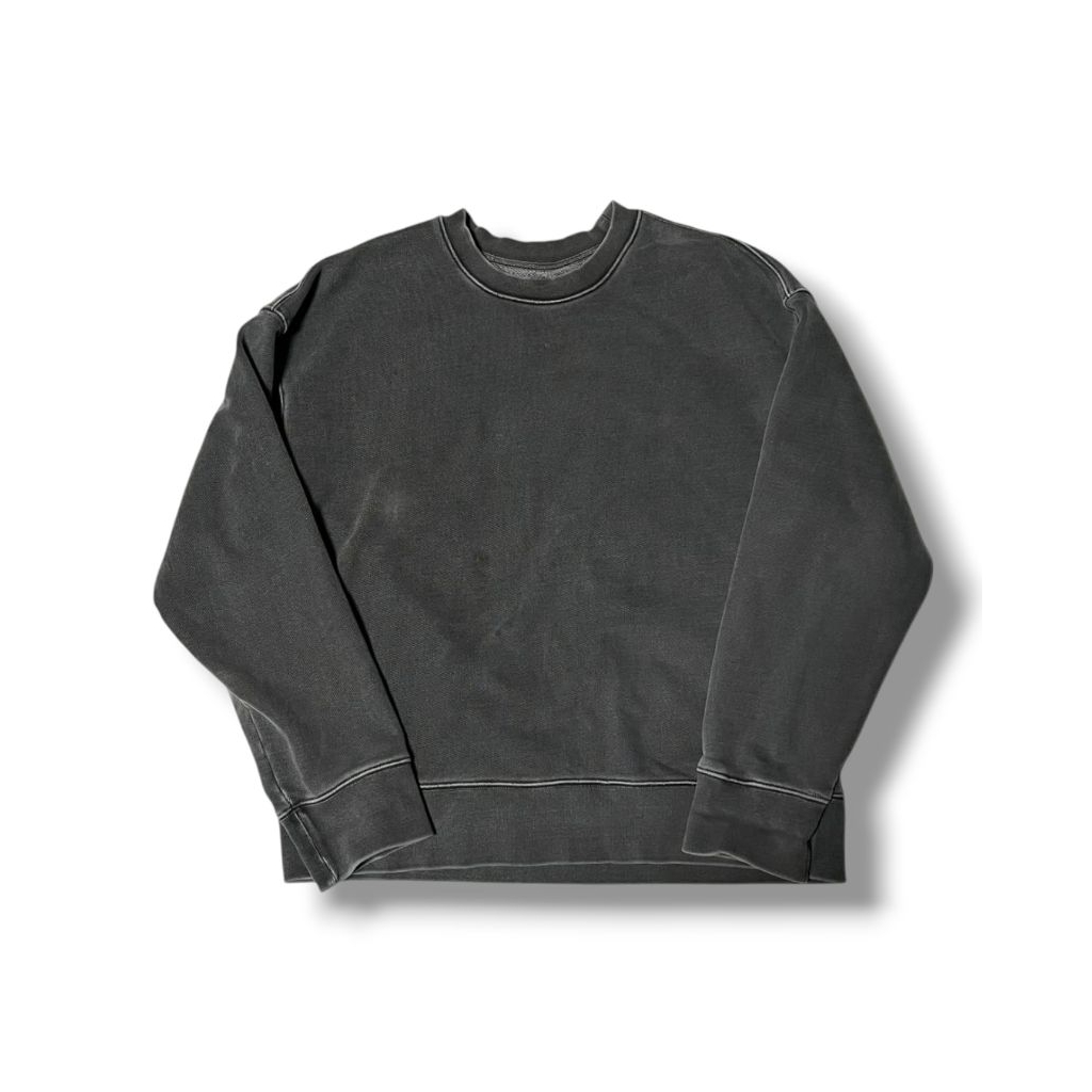 Pigment Attentionrow Faded Crewneck Boxy - Musinsa Washed 960g not Dimitri Black Soverment Oddstudio