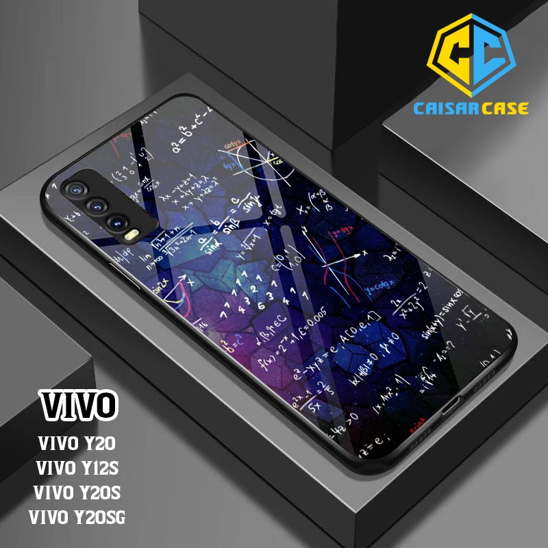 Kaisar Case - Case Hp Vivo Y20 / Y20s / Y12s (2D02) Fashion Casing Rumus Silikon Kesing Hardcase Glo