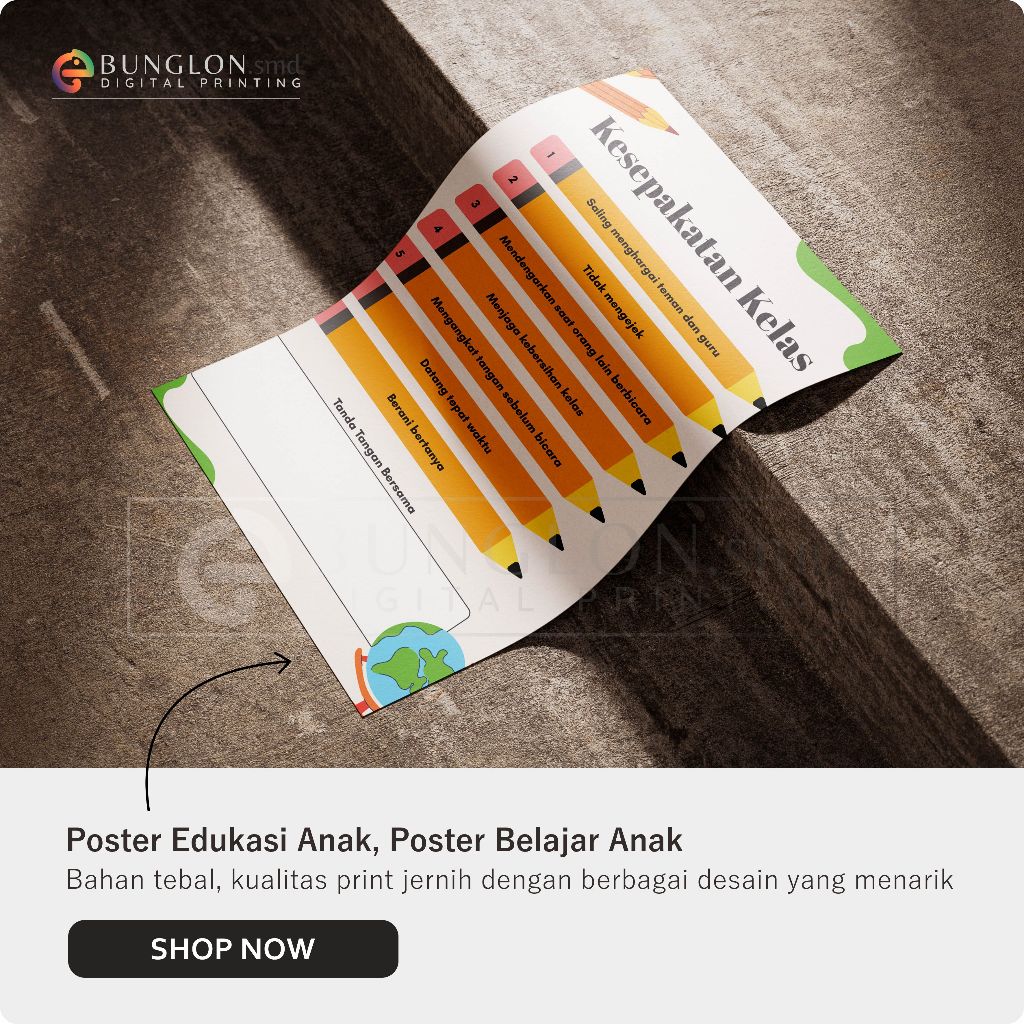 

Poster Kesepakatan Kelas Model Cream