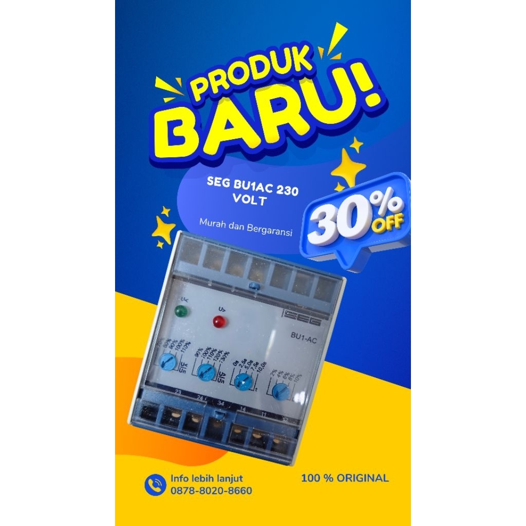 SEG BU1-AC 230 VOLT SUPERVISION UNIT
