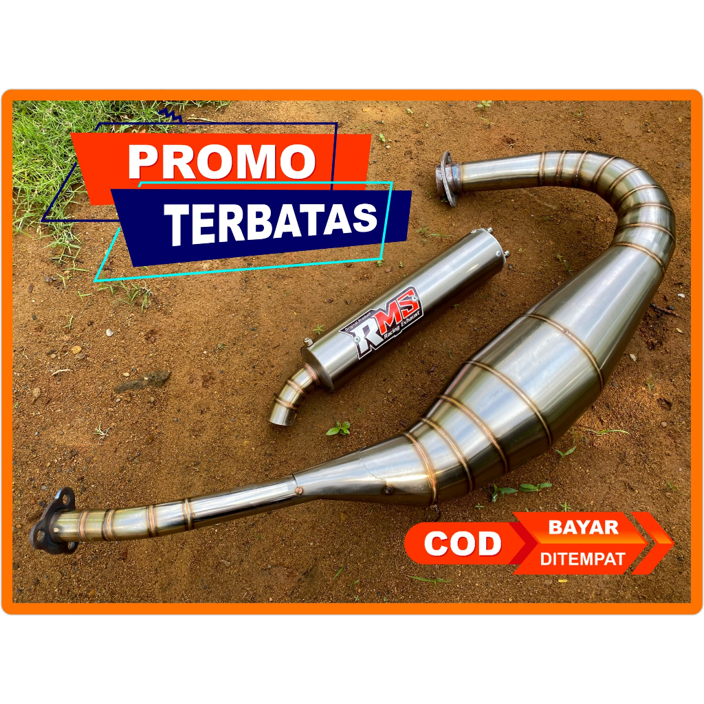 KNALPOT RX KING KOLONG KUPANG SPEK BLAYER STAINLESS