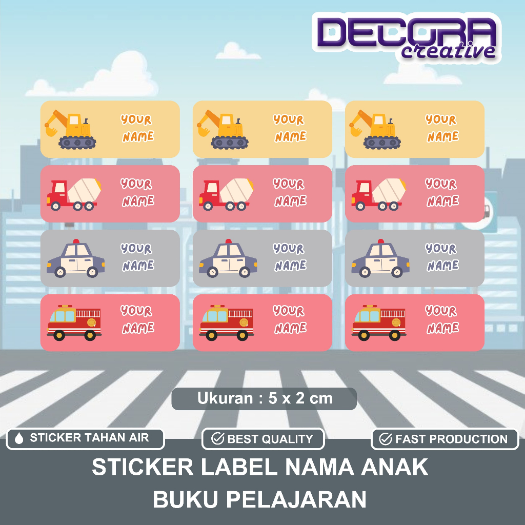 

40 PCS | STIKER LABEL NAMA ANAK BUKU PELAJARAN CUSTOM NAMA | STIKER MAPEL BAHAN CROMO