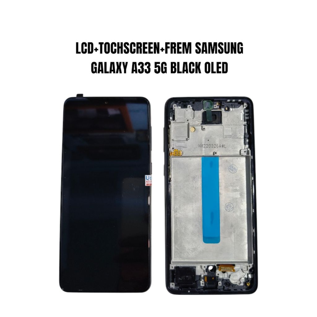 LCD+TOCHSCREEN+FREM SAMSUNG GALAXY A33 5G BLACK OLED