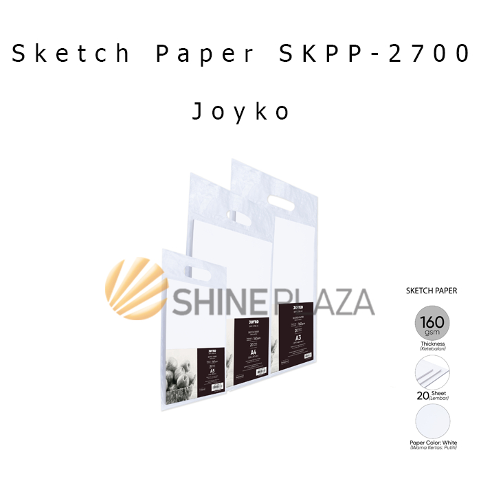 

Sketch Drawing Paper Joyko SKPP-2700 A3 A4 A5 160gsm - Kertas Sketsa Gambar A3 160 gr