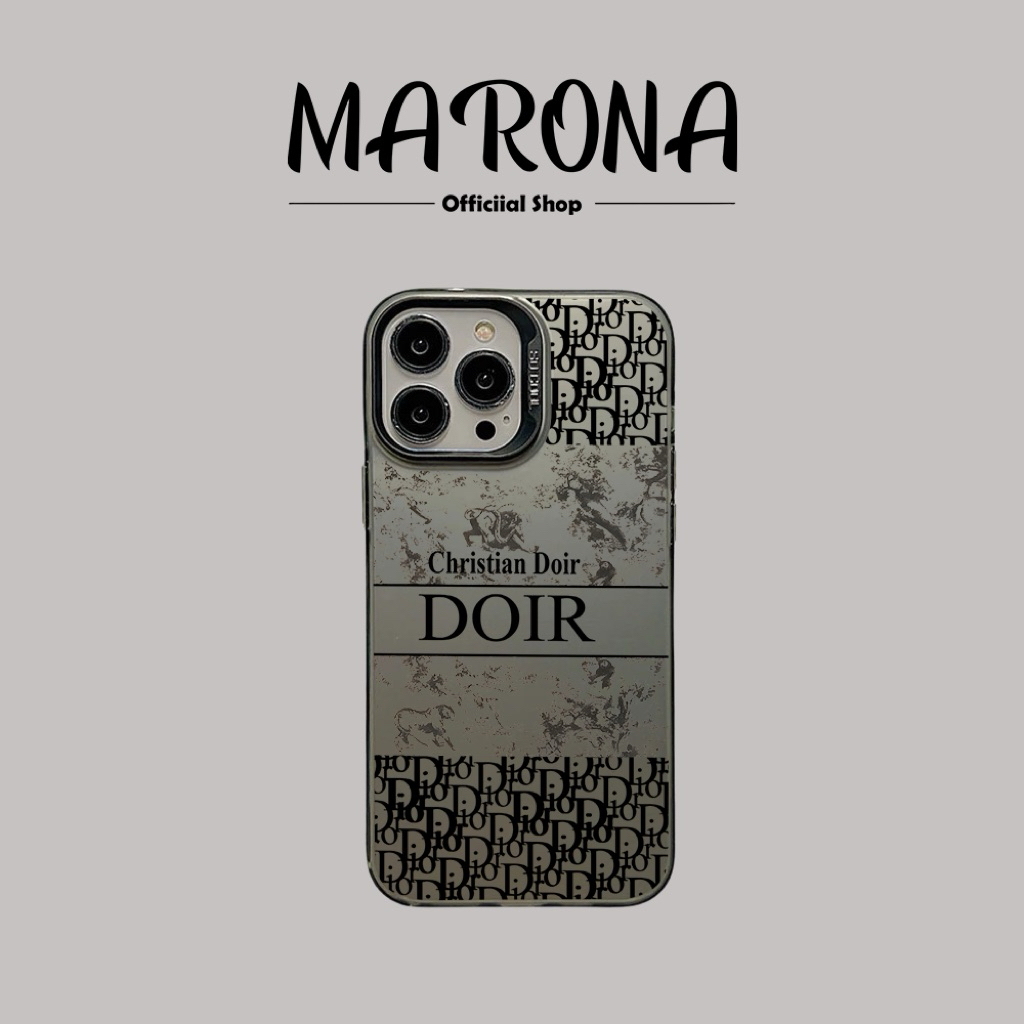 Marona Case Premium Matte Hard Casing iPhone 11 12 13 14 15 16 Pro MAX X XS XR 7Plus 8Plus SE 7 8 - 