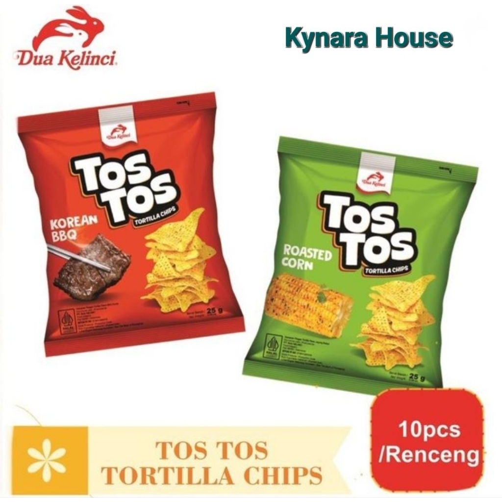 

Tos Tos Tortilla Chips 10x20gr (1 Dus isi 6 Renceng)
