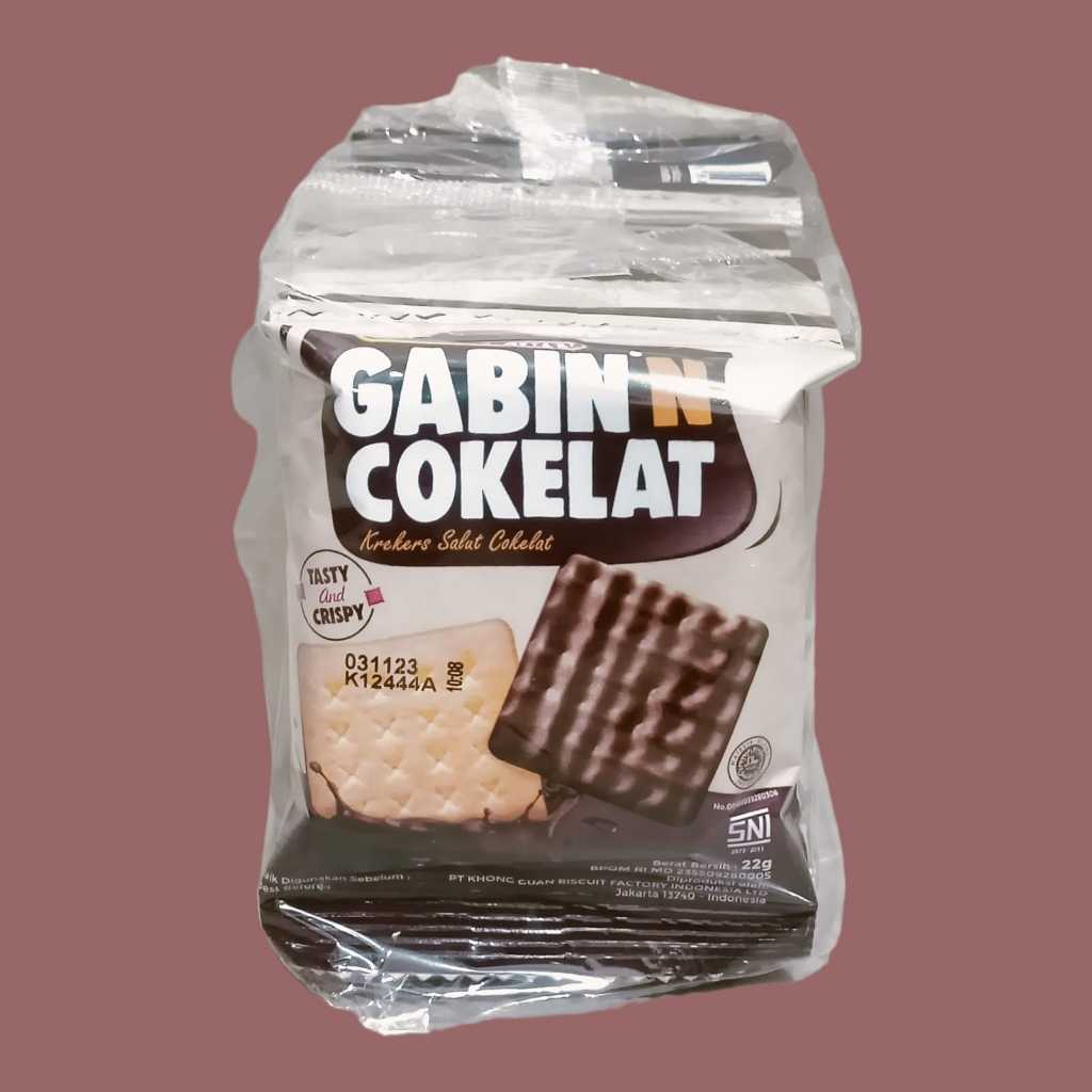 

Khong Guan Gabin Coklat 18gr [10 Sachet/Pack]