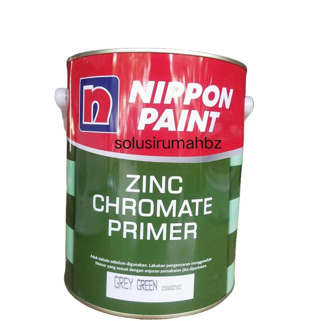 PRIMER ZINC CHROMATE NIPPON 5KG GREY GREEN primer GALON paint cat