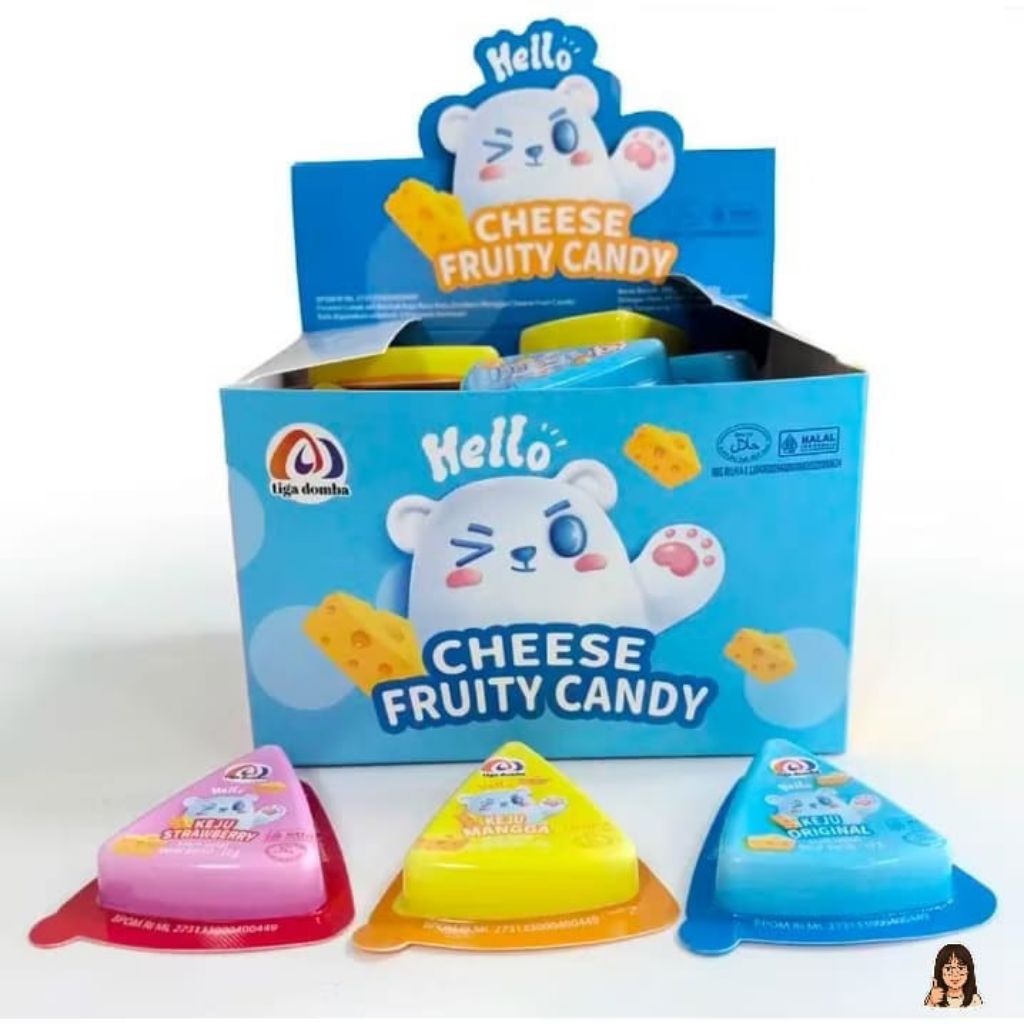 

TIGA DOMBA PERMEN CHEESE FRUITY CANDY ISI 30