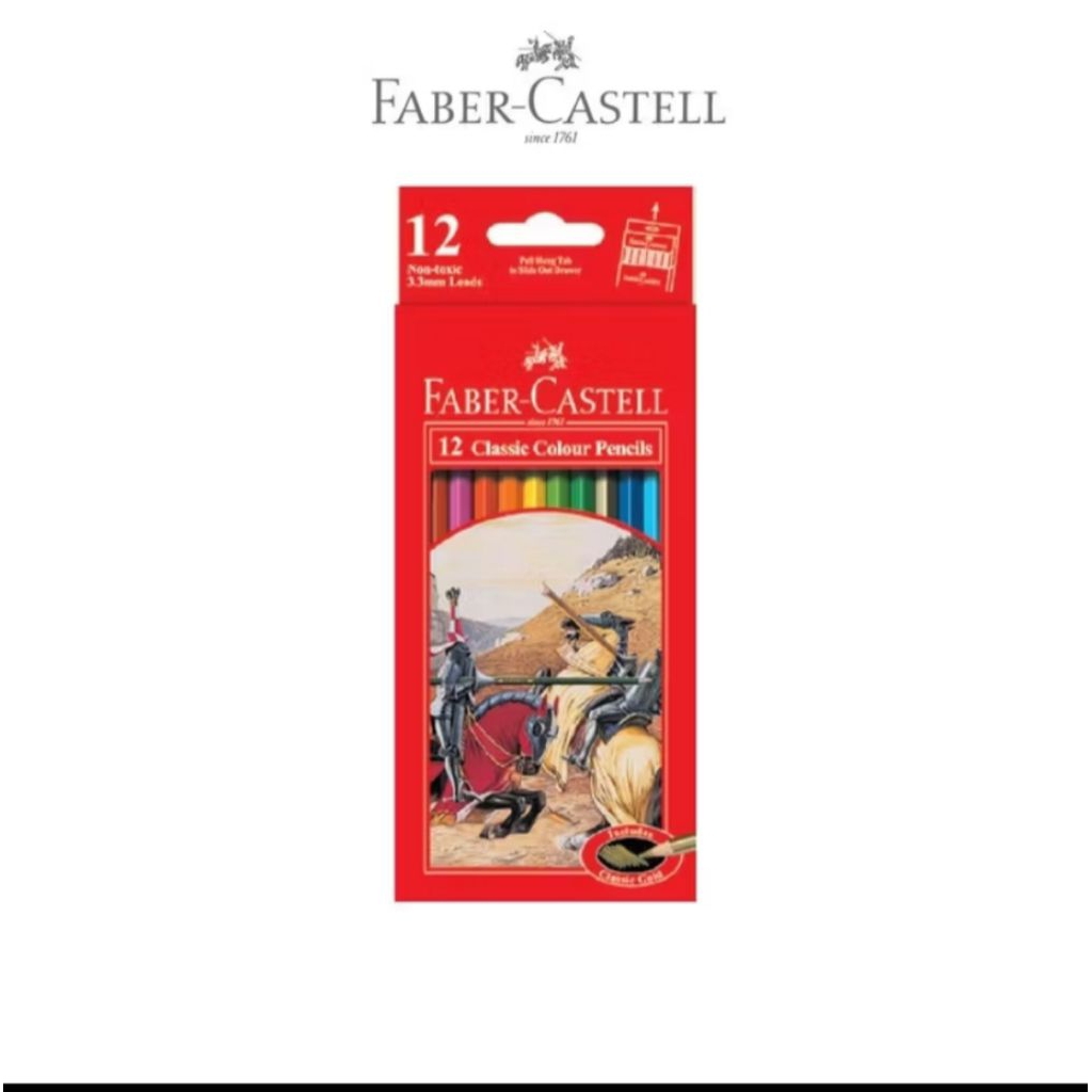 

Pensil Warna Faber Castell Classic Colour 12 Warna Panjang / Pensil 12 w Panjang Faber-Castell Classic
