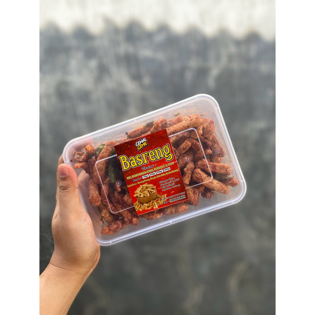 

BASRENG VIRAL PEDAS DAUN JERUK 750ml /BASRENG TERMURAH/ Pedas Renyah Nafih