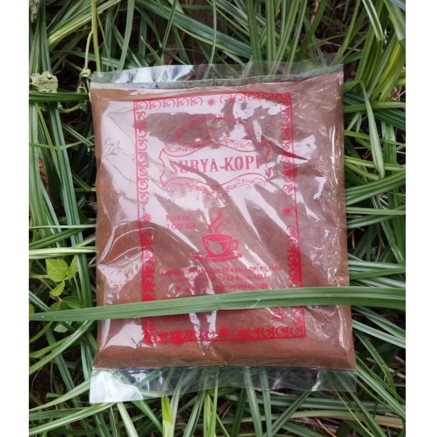 

100 Gram Bubuk Kopi Halus Merk Surya Kopi