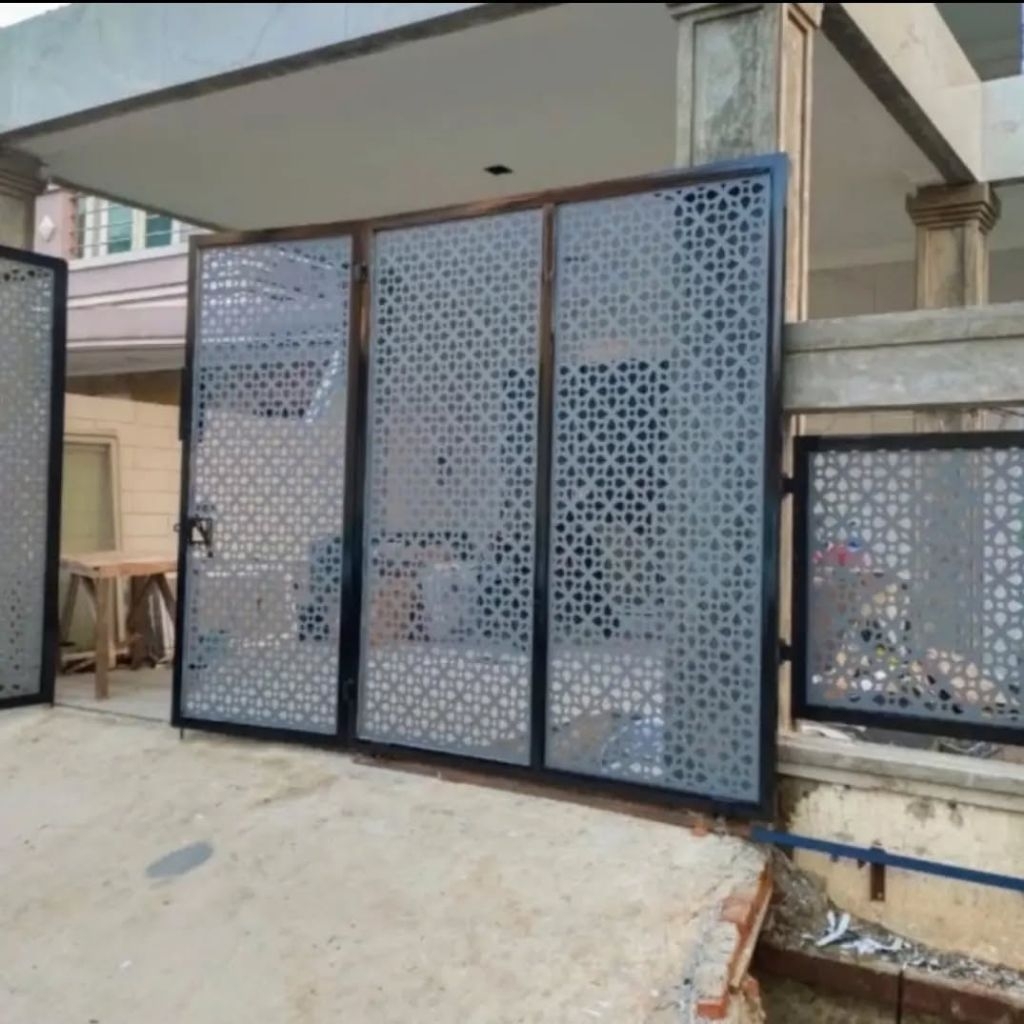 pagar rumah,lacer cutting minimalis