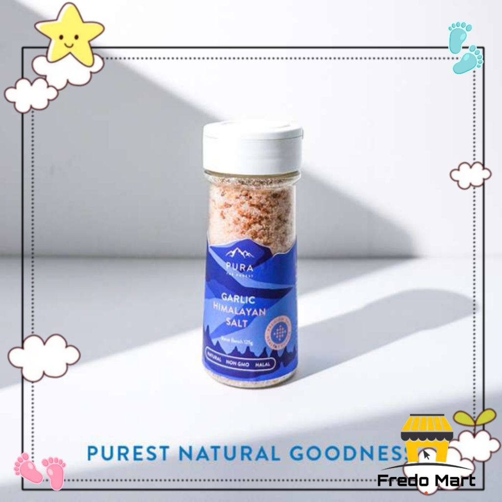 

Pura Himalayan Salt Garlic 125g | Garam Himalaya Organik MPASI