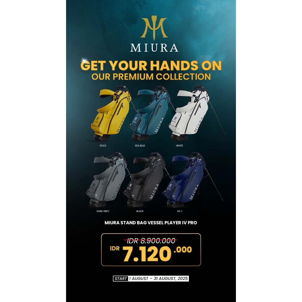 Stand Bag Miura Vesel Player IV Pro Original Miura