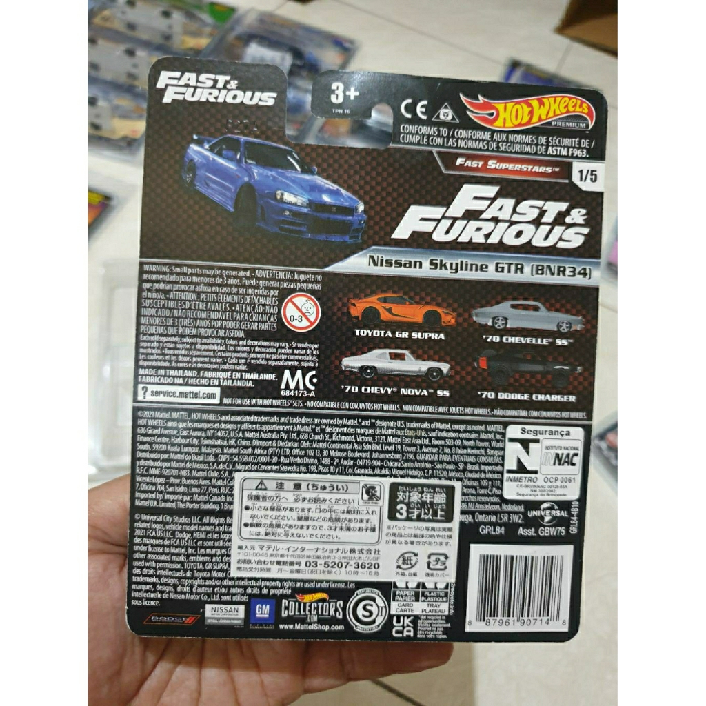 Hot Wheels Nissan Skyline R34 Fast Superstar
