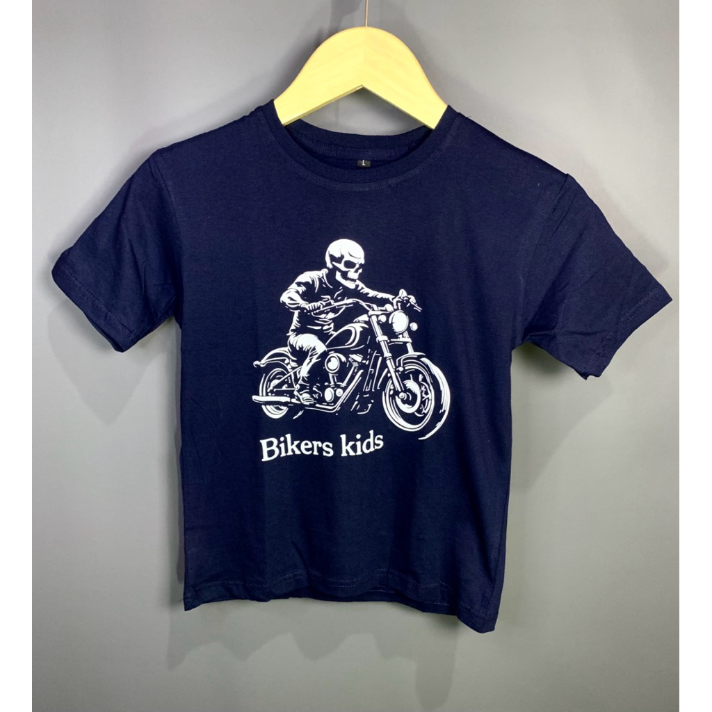 KAOS ANAK BIKERS/KAOS UNISEX 1-12 TAHUN/KAOS ANAK