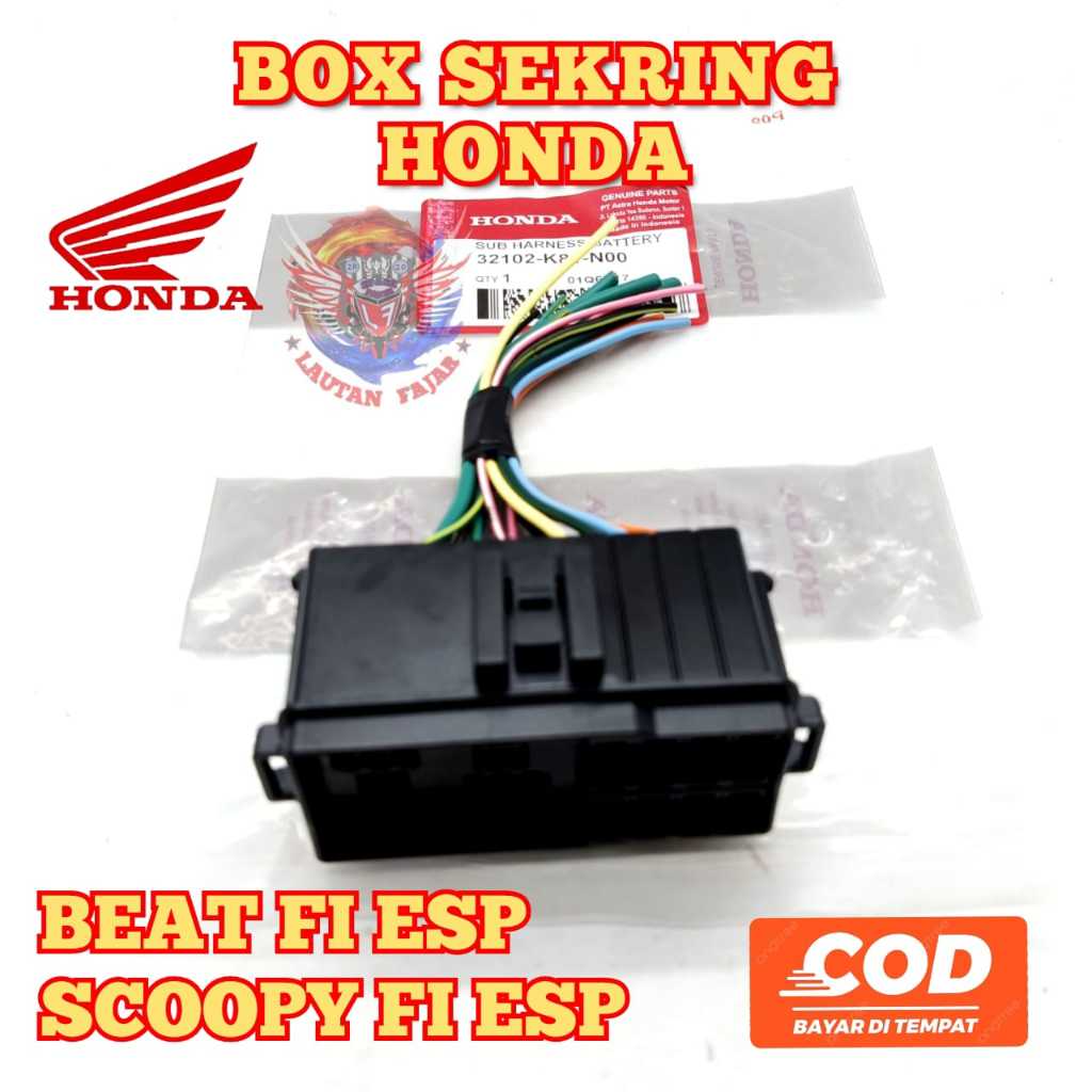Box sekring K81 asli original motor honda Beat ESP , Scoopy FI ESP bok kotak rumah skring ori ahm
