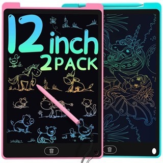 Papan Tulis Untuk Gambar Hapus Tulis Anak Color LED Motif Dinosaurus Rabbit Penguin With Stylus Pen 