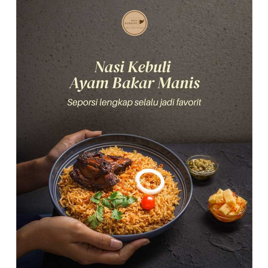 

Nasi Kebuli/Mandhi Ayam Bakar 1 Porsi
