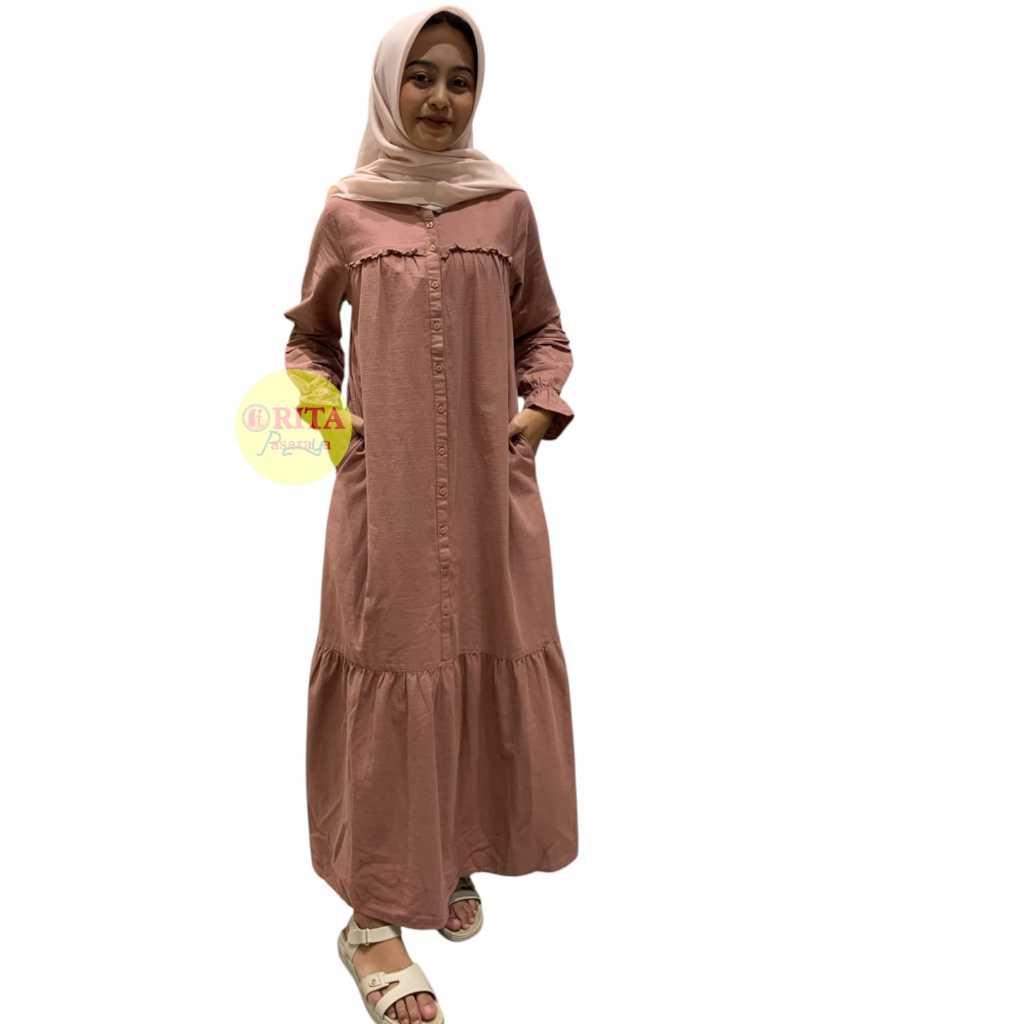 Cressida Ladies Gamis Coklat