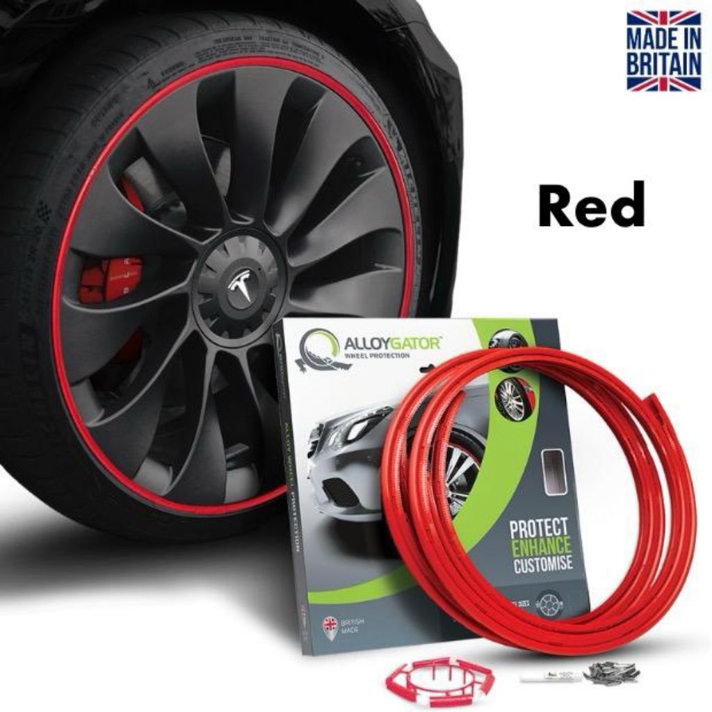 Alloygator Pelindung Velg Mobil Inter Red Ring 12-19 Inch