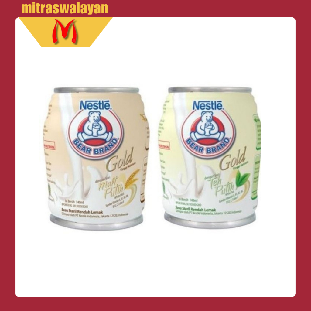 

Nestle BEAR BRAND Susu Steril Kemasan 140 ml