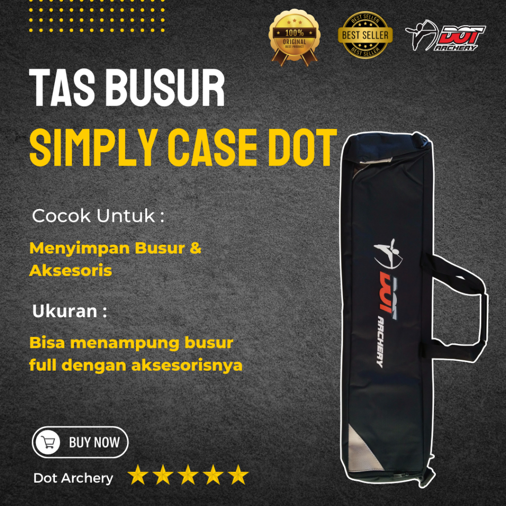 Tas Panahan Simplycase DOT Archery Original Soft Case Busur Panah Recurve Barebow