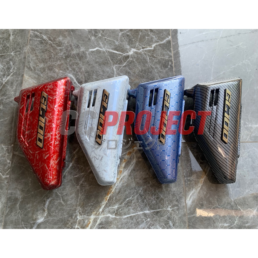 Bok Box Aki GL 100 Carbon Celup Forged Kevlar Tutup Accu GL100 Karbon Wtp