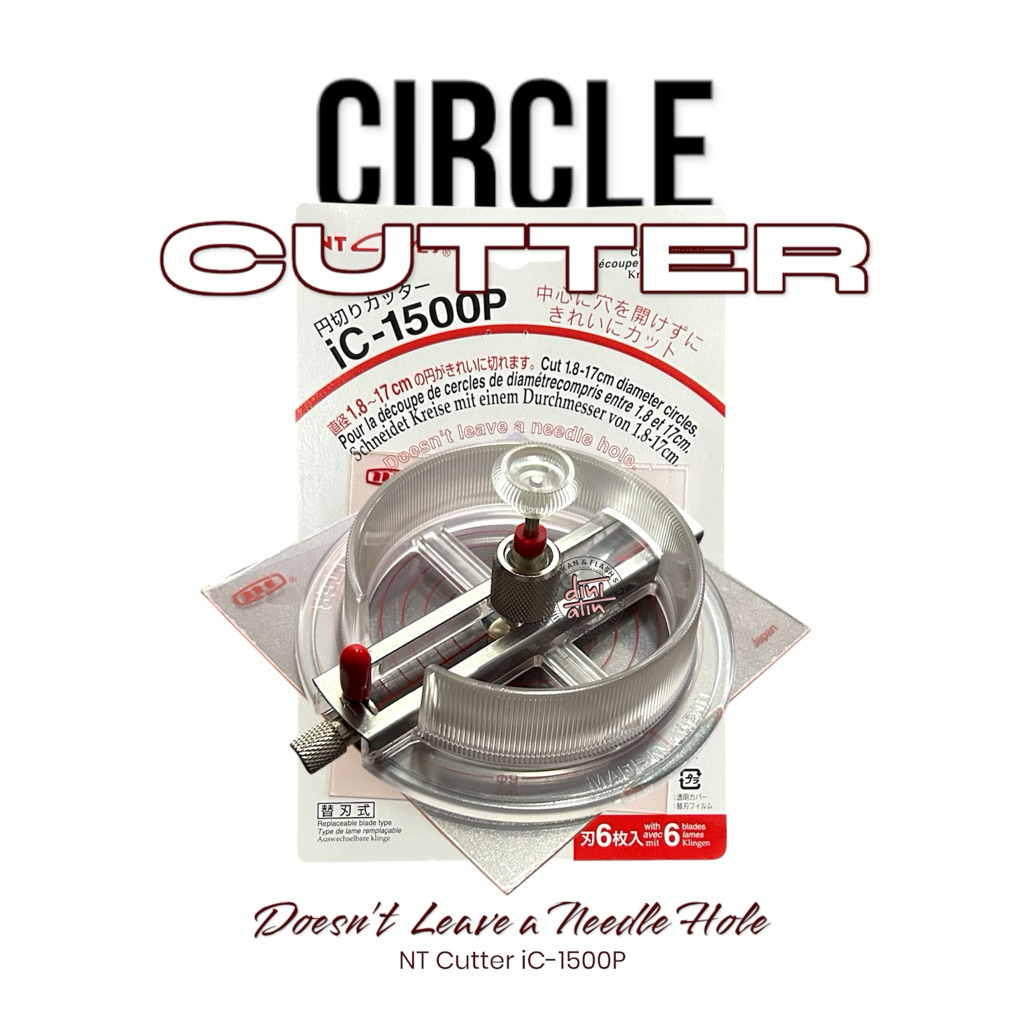 

NT Cutter Circle Cutter Pemotong Lingkaran | Pemotong Kertas Sticker