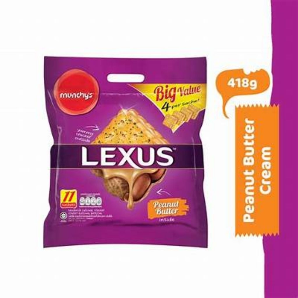 

Lexus Peanut Butter 418g 1dus isi 12pcs