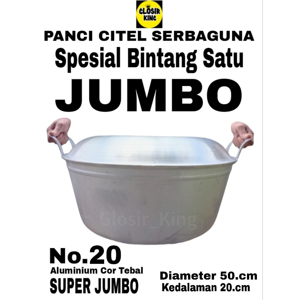 panci citel serbaguna ukuran no.20