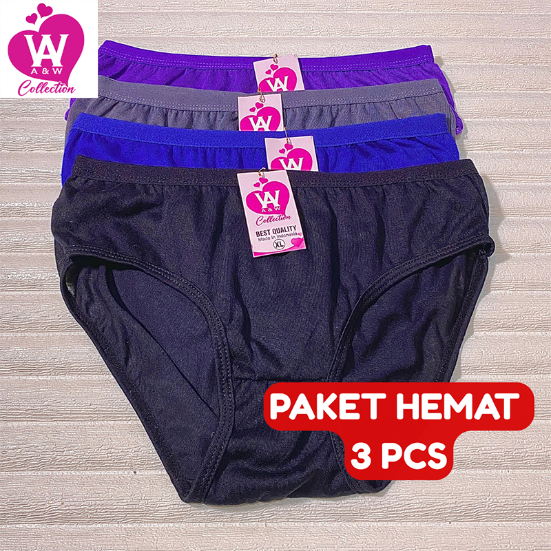 Celana Dalam Wanita Katun Premium CD Wanita Remaja Dewasa Murah Adem Lembut