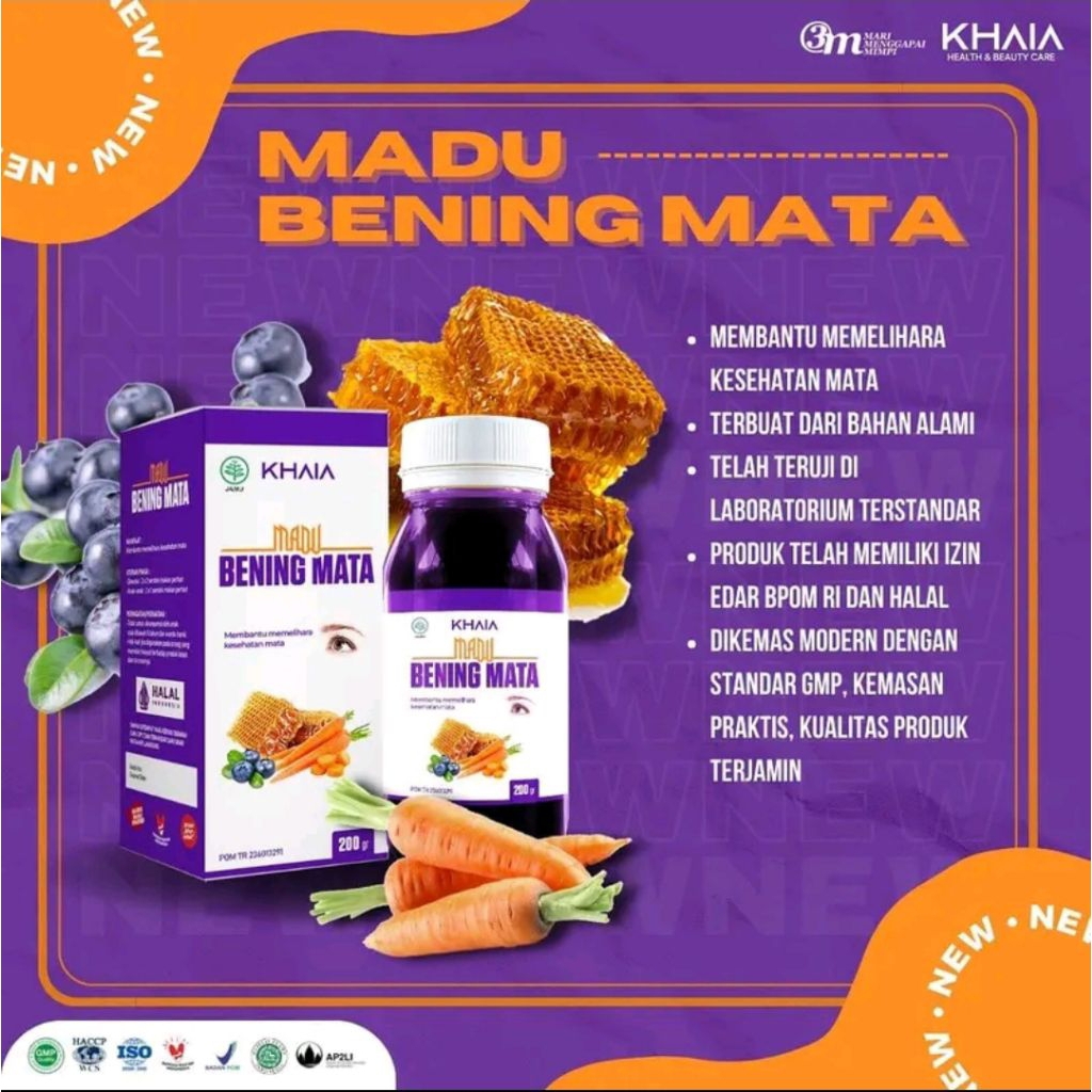 

Khaia – Madu Herbal Vitamin Mata 200 ml