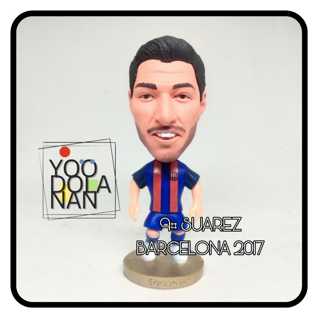 9# SUAREZ - BARCELONA 2017 SOCCERWE KODOTO FIGURE PEMAIN BOLA