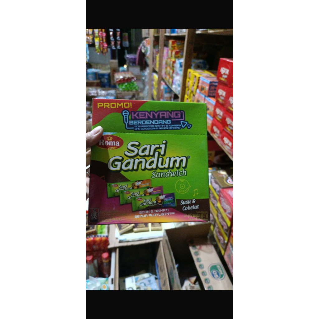 

Roma Sari Gandum Sandwich isi 12 bungkus