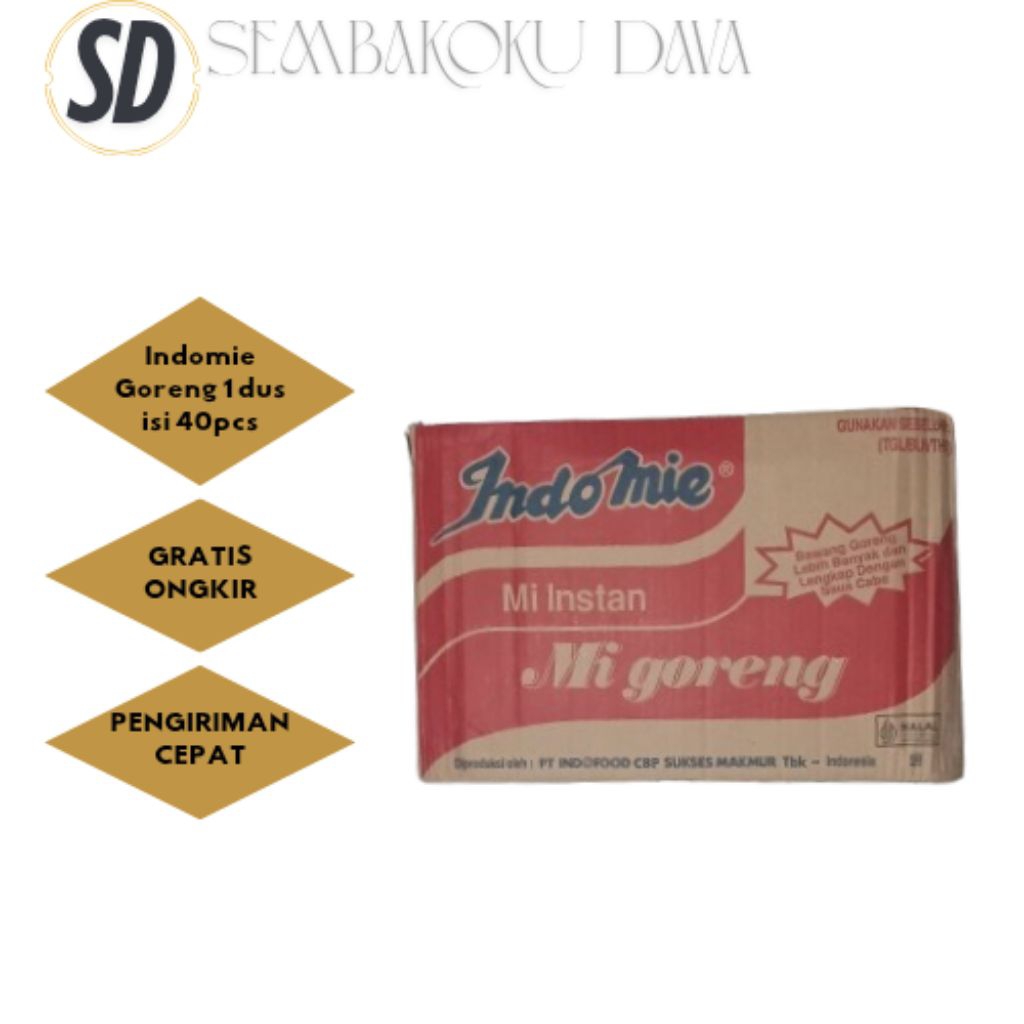 

Indomie goreng 1 dus// indomie goreng 1 dus isi 40 pcs