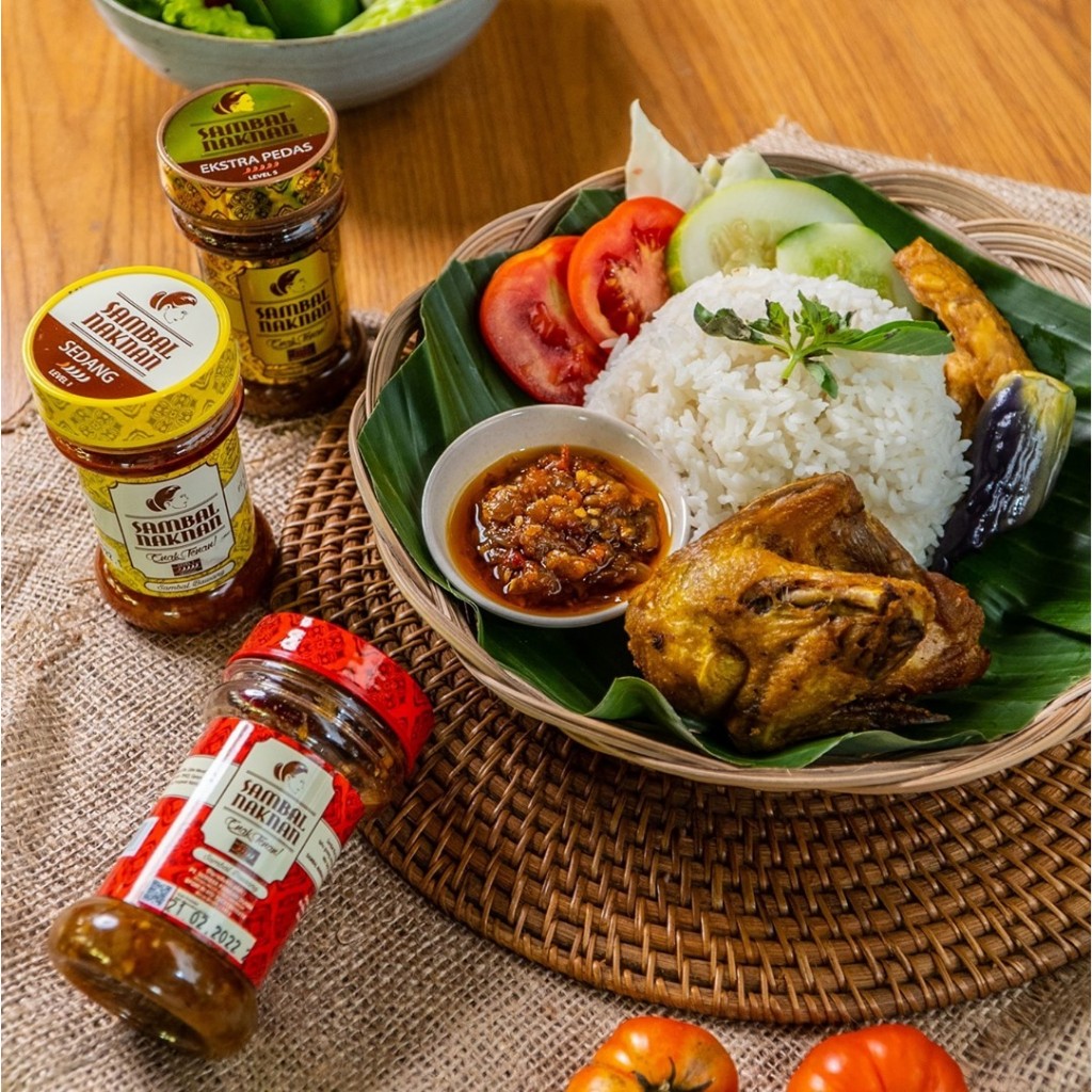 

[PAKET HEMAT] 6 Botol Sambal Naknan 140 Gram – Pilih Level Pedas (1, 3, 5, Oriental) – HALAL BPOM