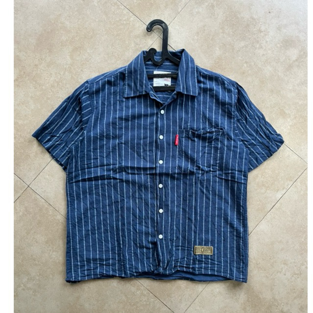 KEMEJA OPEN COLLAR D-LAND BLUE SECOND