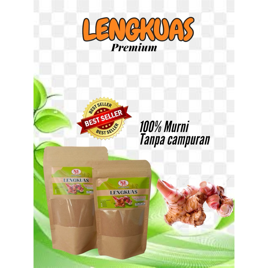 

Lengkuas Bubuk / Ground Alpinia / Rempah / JSR 100% PREMIUM QUALITY