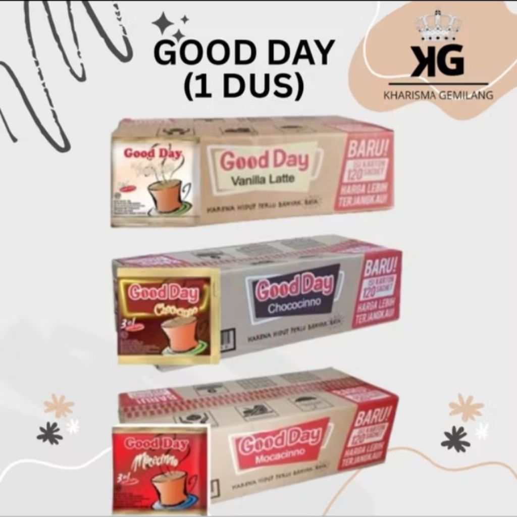 

GOOD CHOCOCINO 1 dus 120 PCS kopi saset renceng VANILA COKELAT MOCACINO Murah